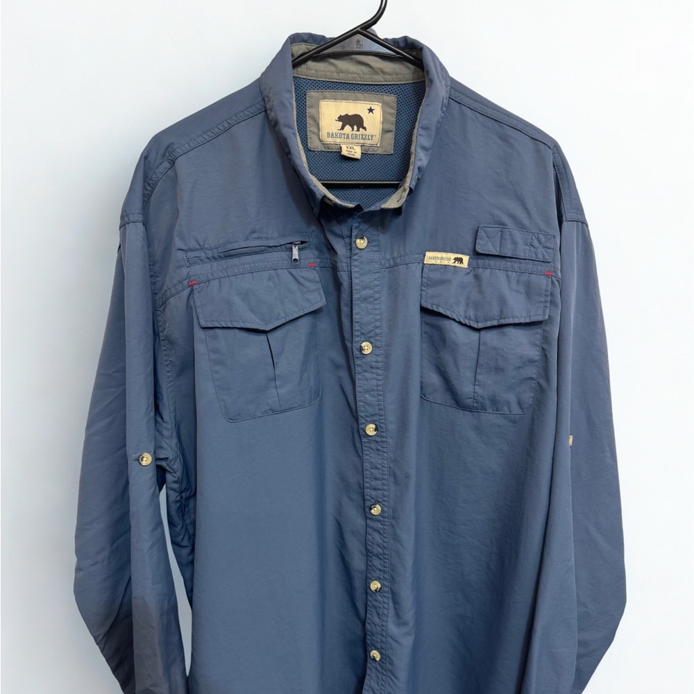 Mountain Khakis Men's Casual Blue Button Down Shirt